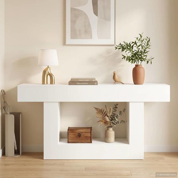 vidaXL Biely 160 x 30 x 74 cm