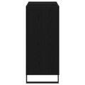 vidaXL Skrinka na gramofónové platne Čierny dub 84,5 x 38 x 89 cm