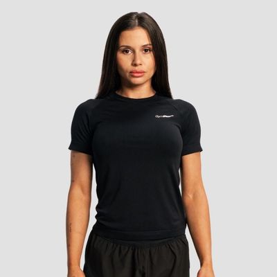 Dámske bežecké tričko Pulse X Black - GymBeam, veľkosť M