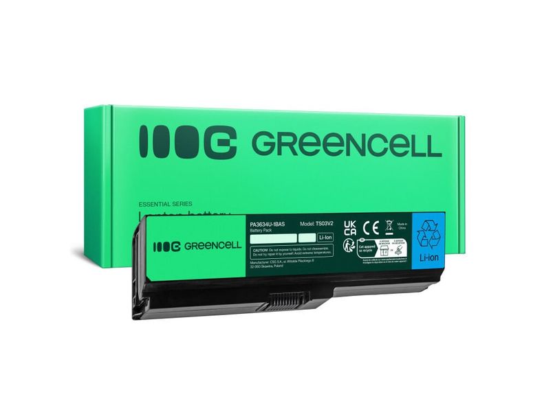 Green Cell TS03V2 batéria pre Toshiba Satellite A660 A665 L650 L650D L655 L670 L670D L675 M300 M500