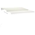 vidaXL Automatická markíza, LED a senzor vetra 450x300 cm, krémová