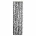 vidaXL Záves proti hmyzu sivý, čierny a biely 56x185 cm ženilka