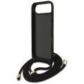Guess 4G Big Logo Cord Stap Crossbody case for iPhone Air black