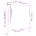 vidaXL Vonkajšia roleta modro-biela 200x270 cm látka a oceľ
