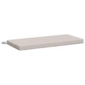 vidaXL Vankúš na lavičku SOEST 100% polyester Biela 80 x 40 x 5 cm