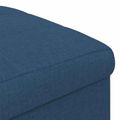 vidaXL Ottoman s Úložným Priestorom Modrá 40 x 40 x 45 cm látka