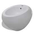Biely keramický závesný bidet