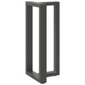 vidaXL Nohy barového stola v tvare T, 2 ks, antracitové, 40x35x(90-91) cm, oceľ
