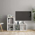vidaXL TV skrinky 2 ks, biele 72x35x36,5 cm, kompozitné drevo