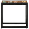 vidaXL Konferenčný stolík 40 x 40 x 38 cm Masívne obnovené drevo