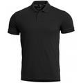 K09047-01-Black-L Pentagon Moth Piquet Polo Shirt