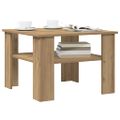vidaXL Konferenčný stolík Artisan Dub 60x60x42 cm Konštrukčné drevo