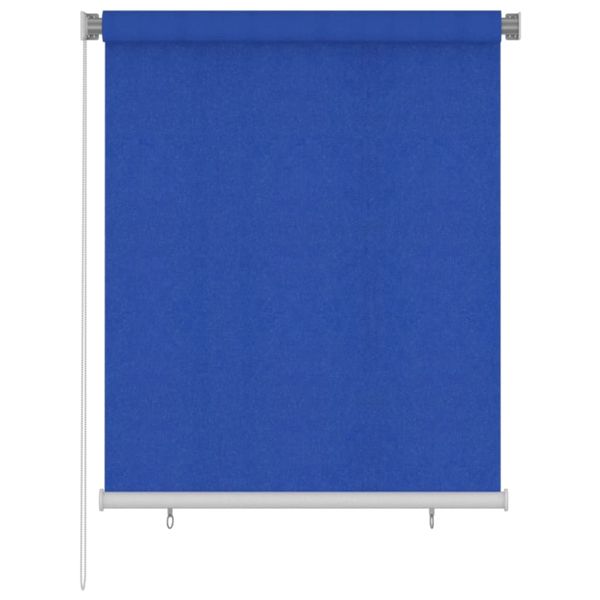 vidaXL Vonkajšia zatemňovacia roleta 120x140 cm modrá HDPE