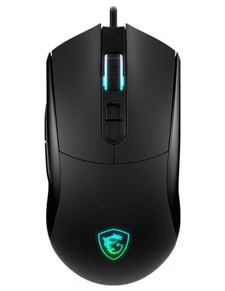 MSI herní myš FORGE GM320/ drátová/ 12.800 dpi/ RGB podsvícení/ 7 tlačítek/ USB Myš, optický senzor 12800 DPI, 7 tlacítek, RGB podsvícení, USB 2.0, symetrický design, 126 g, cerná