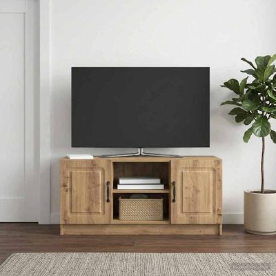 vidaXL TV skrinka 102 x 34,5 x 47 cm Dub artisan Kompozitné drevo