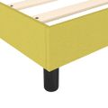 vidaXL Posteľný rám boxspring s matracom zelený 90x200 cm látka