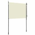 vidaXL Vonkajšia zatemňovacia roleta krémová 150x270 cm