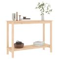vidaXL Konzolový stolík 110x40x80 cm masívne borovicové drevo