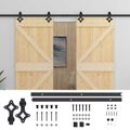 vidaXL Posuvné dvere 2 ks 90 x 210 cm Borovicový masív