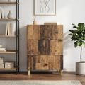 vidaXL Zásuvkový kabinet 66 x 34,5 x 90 cm Kompozitné drevo