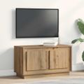vidaXL TV skrinka 80 x 35 x 45 cm dub artisan Kompozitné drevo