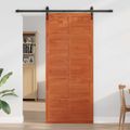 vidaXL Zavesené posuvné dvere 100 x 2,5 x 208 cm Borovicový masív