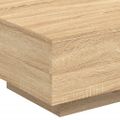 vidaXL konferenčný stolík s LED osvetlením dub sonoma 55x55x31 cm