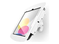 Montážna sada (kryt, výklopné uchytenie na stenu) - odkrytá predná/zadná kamera a senzory - pre tablet - uzamykateľný - hliník - biela - veľkosť obrazovky: 10.9" - pre Apple 10.9-inch iPad Wi-Fi, Wi-Fi + Cellular