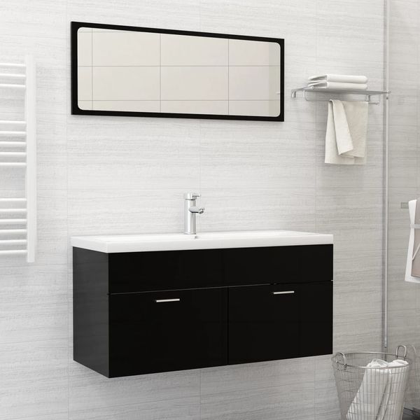 vidaXL Vstavané umývadlo s batériou 101x39x18 cm keramika biele