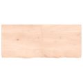 vidaXL Stolová doska 140x60x(2-6) cm neošetrený dubový masív