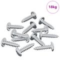 vidaXL Skrutka 13636 ks Strieborná M4 x 16 mm Oceľ