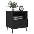 vidaXL Nočné stolíky 2 ks čierne 40x35x47,5 cm kompozitné drevo