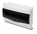 Rozvádzač NUOVA 3512 IP40, 12mod., pod omietku, priehľ. dvere, 215x305x100mm