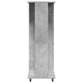 vidaXL Šatník s kolieskami sivý 102x38x110 cm kompozitné drevo