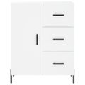 vidaXL Komoda biela 69,5x34x90 cm kompozitné drevo