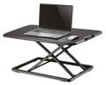 Neomounts NS-WS050BLACK / Workstation - sit-stand pracovné miesto (výška nastaviteľná: 4–40 cm) / Čierna Pracovná stanica, stoliek, prenosná, nosnosť 8 kg, výška 4,5–40,5 cm, oceľ, čierna