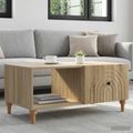 vidaXL Konferenčný stolík Dub sonoma 90 x 50 x 40 cm Kompozitné drevo