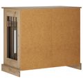 vidaXL Nábytok pre psa Dub artisan 90 x 47,5 x 80 cm Kompozitné drevo