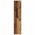 vidaXL Highboard Staré drevo 80 x 33 x 150 cm Kompozitné drevo