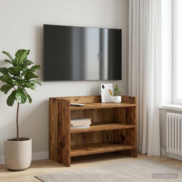 vidaXL TV skrinka 60 x 33 x 47 cm Staré drevo Kompozitné drevo