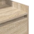 vidaXL Nočné skrinky s 2 zásuvkami 2 ks dub sonoma 38x34x80 cm