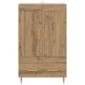 vidaXL Highboard Remeselný dub 69,5 x 31 x 115 cm Kompozitné drevo