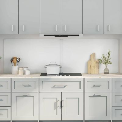 vidaXL Kuchynský obklad 2 pcs Priehľadná 100 x 60 cm tvrdené sklo