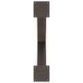 vidaXL Nohy k jedálenskému stolu v tvare X, 2 ks, prírodná oceľ, 80 x (72-73) cm, oceľ