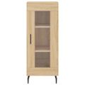 vidaXL Vysoká skrinka dub sonoma 34,5x34x180 cm spracované drevo