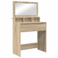 vidaXL Toaletné stolíky do spálne Sonoma dub 80 x 39,6 x 135 cm