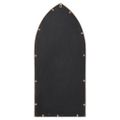 vidaXL Záhradné zrkadlo pieskové 100x45 cm exteriérové železo