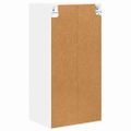 vidaXL Závesná skrinka Biela 40 x 29,5 x 80 cm Kompozitné drevo