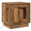 vidaXL Nočný stolík Staré drevo 44 x 34,5 x 45 cm Kompozitné drevo