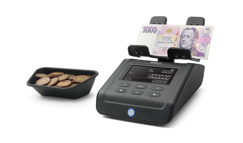 Počítačka peňazí SAFESCAN 6175 (váha)